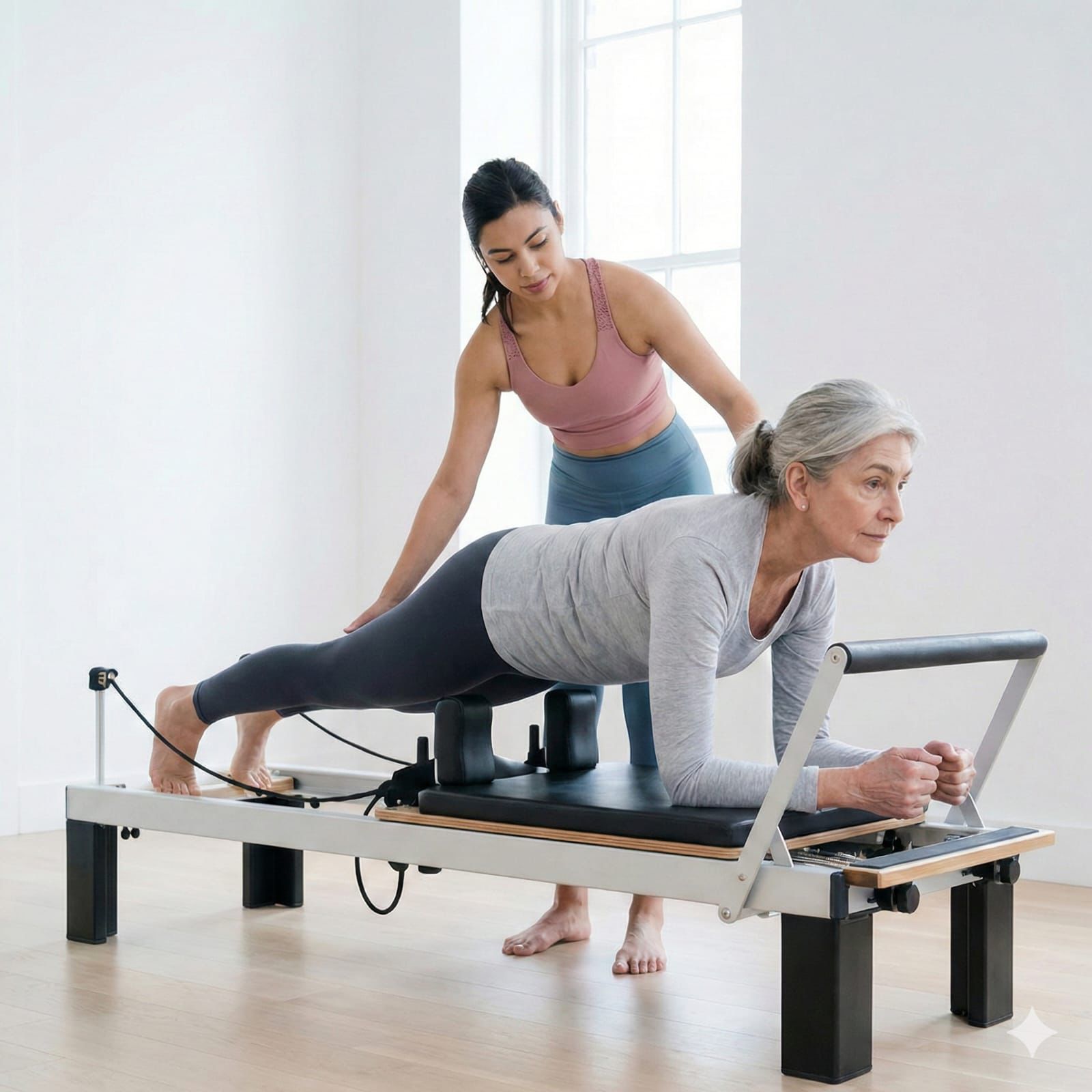 Pilates reformer training